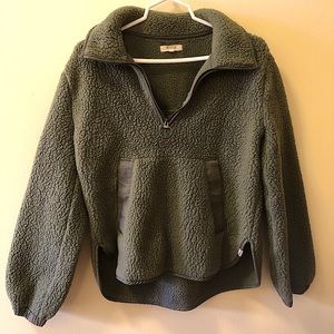Madewell Fleece Half-Zip Pullover